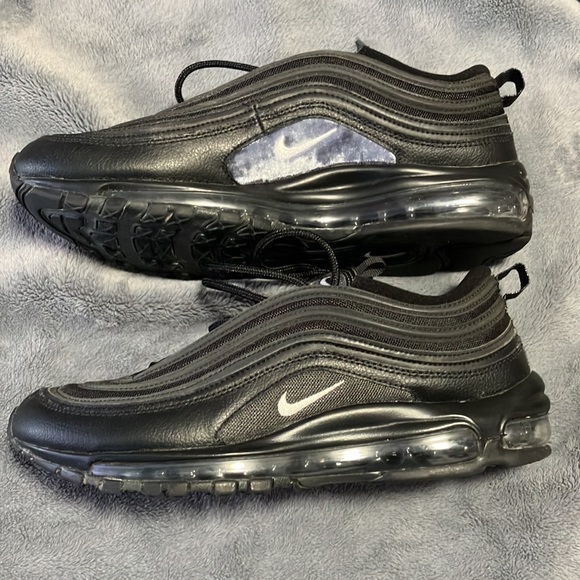 Nike air max 97 triple black size 10.5 - Picture 2 of 4